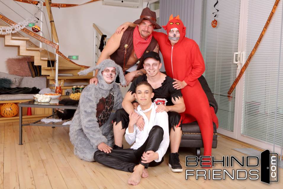 Halloween Party With Max Born, Boris Lang, Kane M'raz, Troy Vara & JD Black