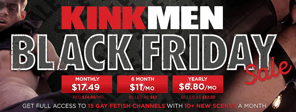 KinkMen - 50% Off and 1 year for $82.50 - Cyber Deal