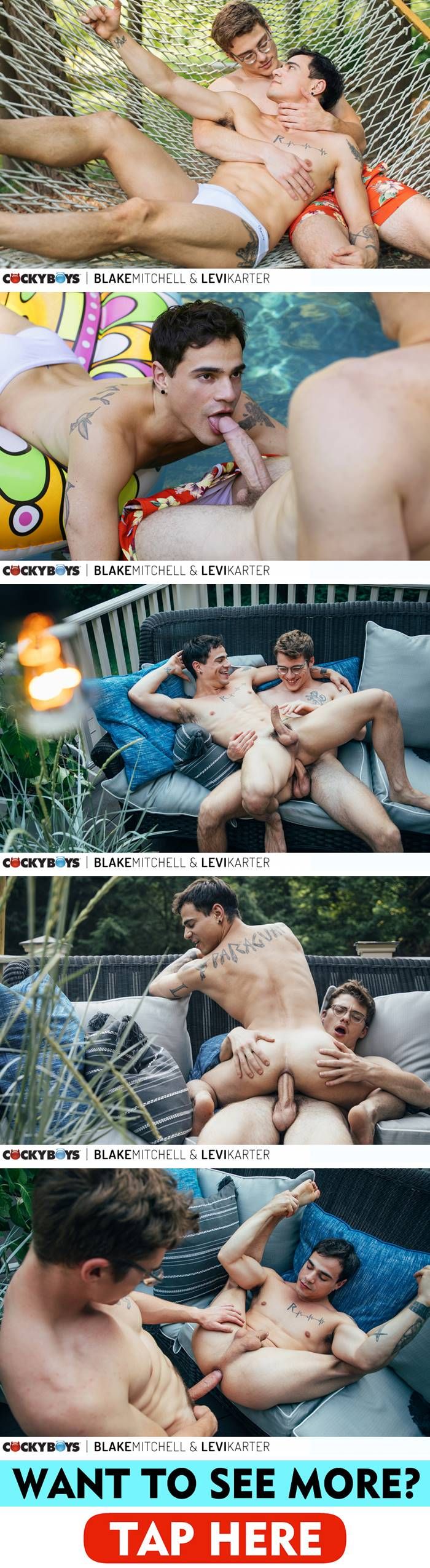 Camp CockyBoys: Blake Mitchell & Levi Karter