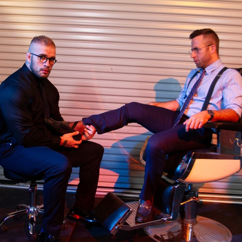 Davin Strong & Joel Someone Enjoy Each Other's Socks & Shoes 1