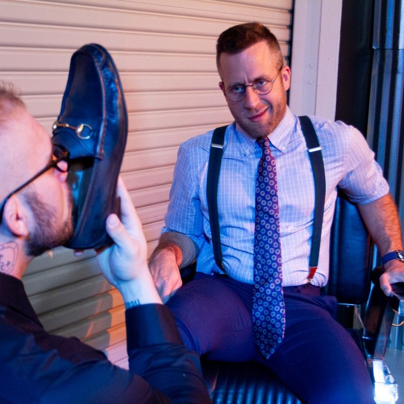 Davin Strong & Joel Someone Enjoy Each Other's Socks & Shoes 2
