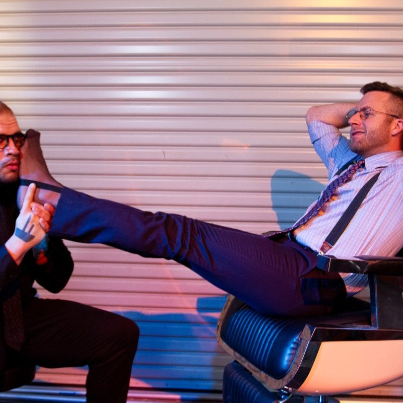 Davin Strong & Joel Someone Enjoy Each Other's Socks & Shoes 5