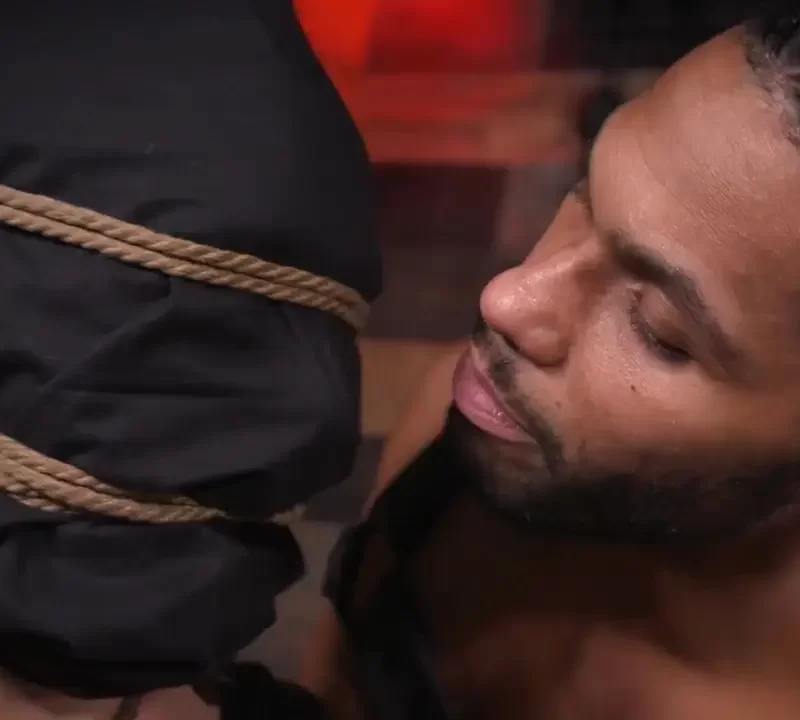 Leather Dom Tony Genius  Uses Jesse Ferrer At KinkMen