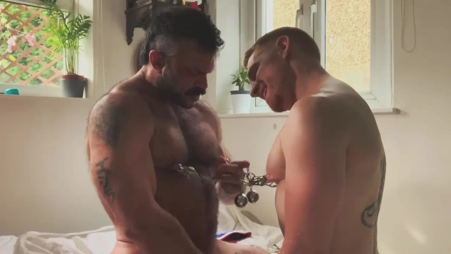 Nipple Play With Rogan Richards & Leander