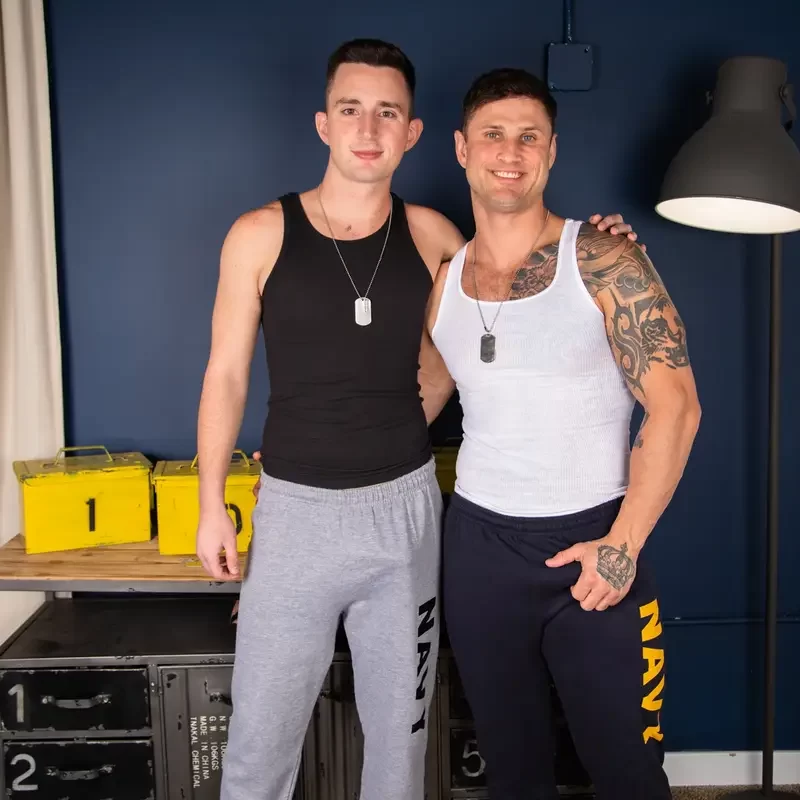 Blain O'Connor & Chase Tyler Flip Fuck For Active Duty 2