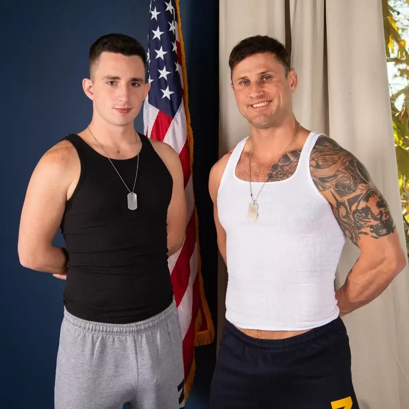 Blain O'Connor & Chase Tyler Flip Fuck For Active Duty 3