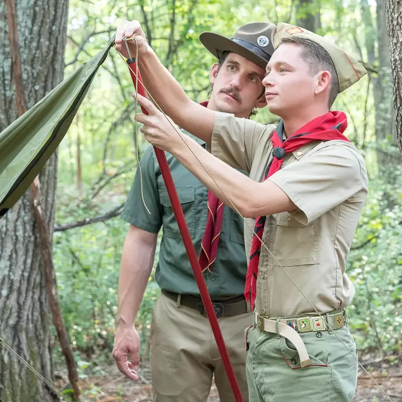 Scoutboys: Landon Davis & Greg McKeon - Setting Up Shelter