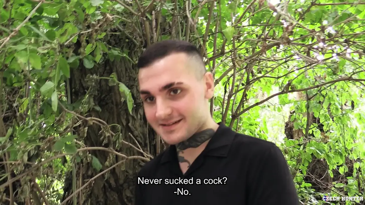 Czech Hunter 714: The Tattooed Cock Sucker 8