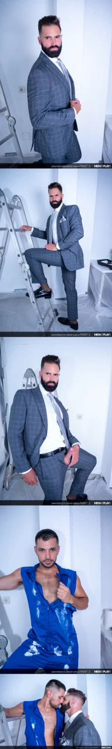 Dani Robles Runs Into Painter Oskar Ivan and Fucks Him