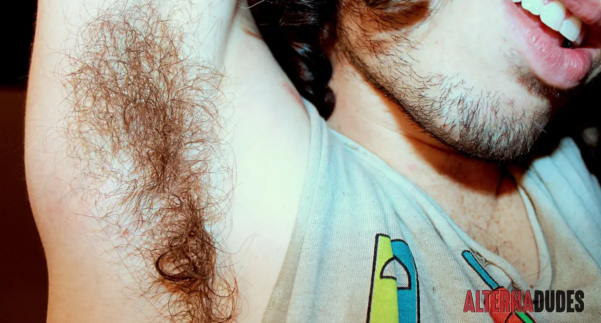 Hairy Dude Smears The Kitchen Counter With Cum 1