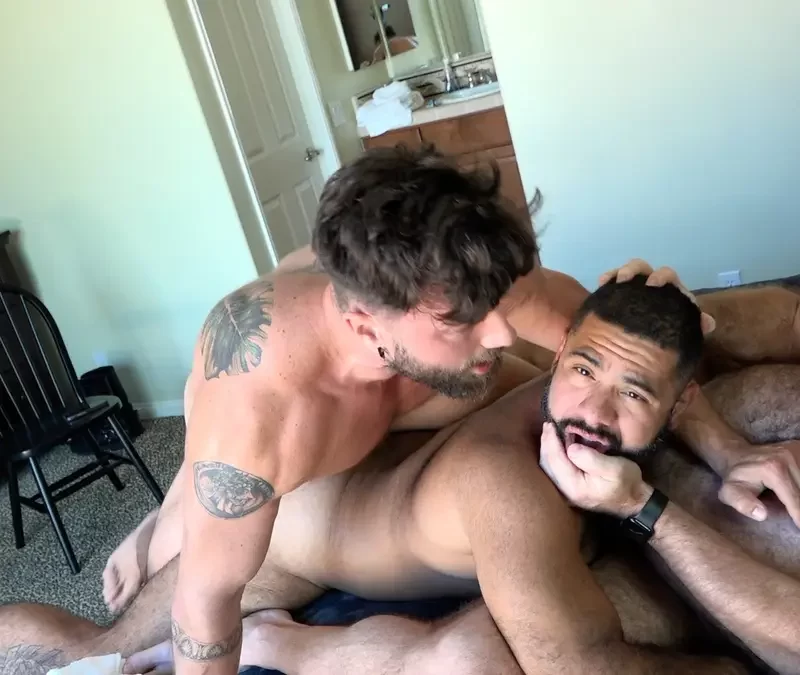 Leather Bears Porn: Heath Halo & NikoVersBear VS Will Angell 13
