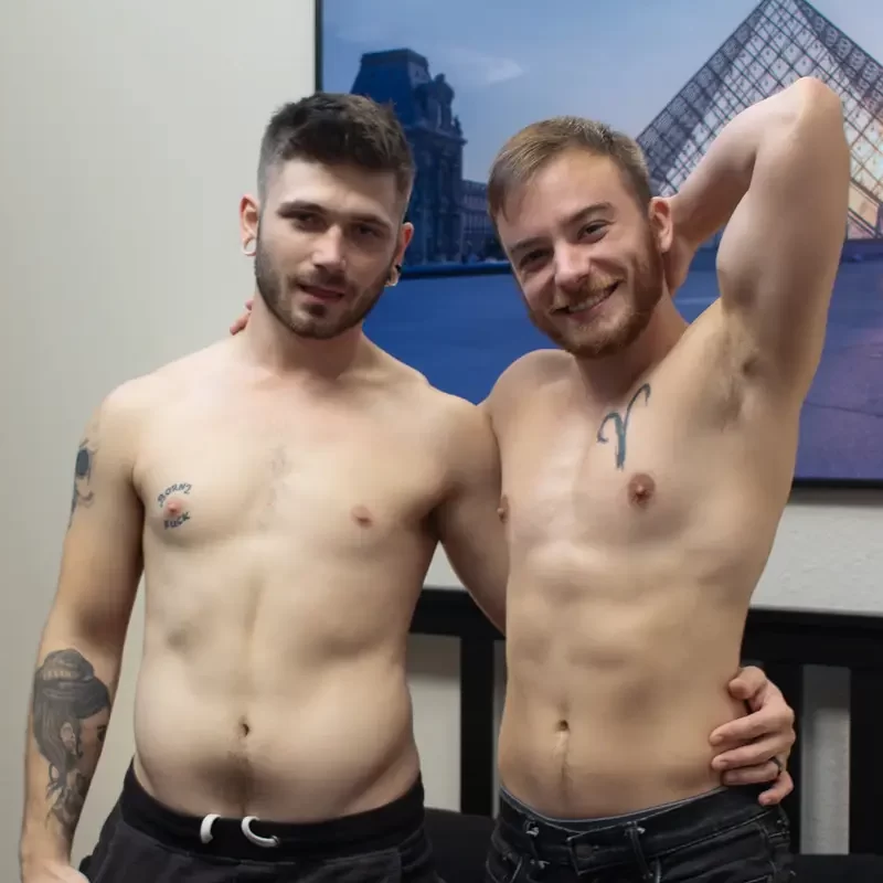 Tyler Castle Slides Into Luke Hudson's Wet Jock Pussy 1