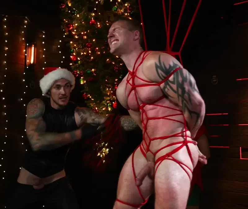 Leather Santa Christian Wilde & Johnny Ford Use Baxxx 9