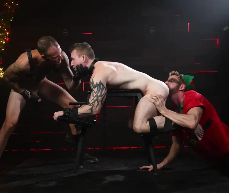 Leather Santa Christian Wilde & Johnny Ford Use Baxxx 13