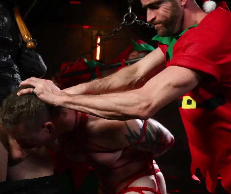 Leather Santa Christian Wilde & Johnny Ford Use Baxxx 6