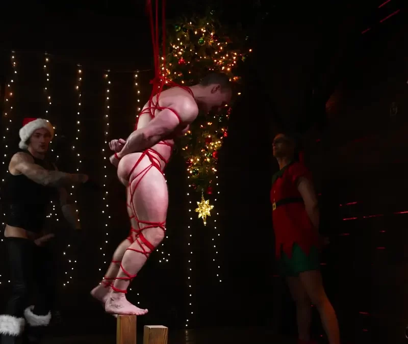 Leather Santa Christian Wilde & Johnny Ford Use Baxxx 8