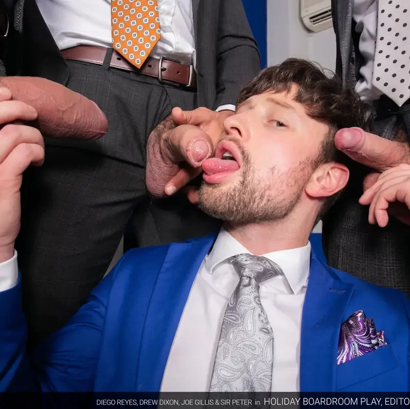Suited Xmas: Diego Reyes, Drew Dixon, Joe Gillis & Sir Peter 5