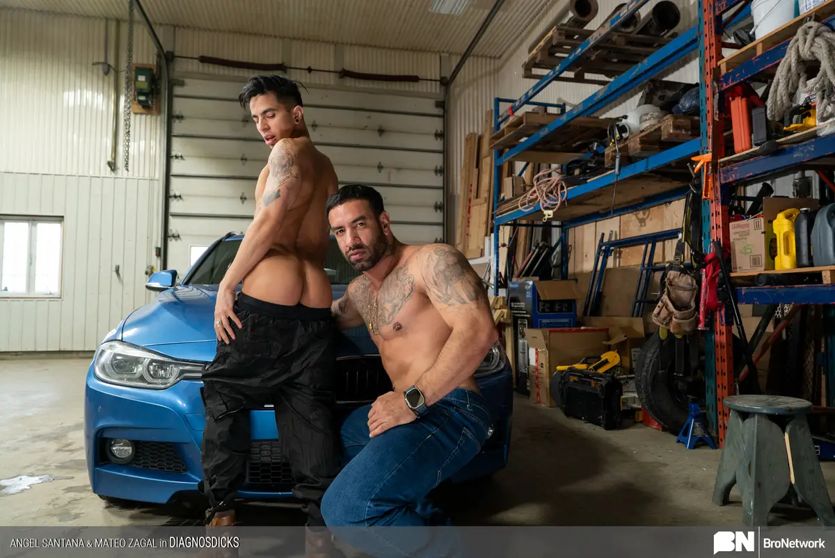 Auto Mechanic Mateo Zagal Serves Angel Santana 1