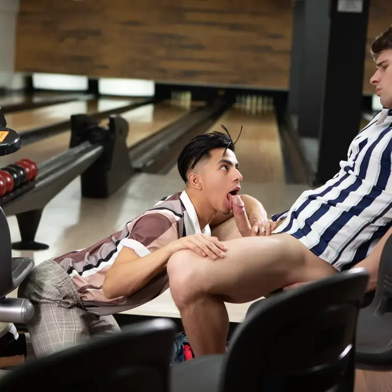 Bowling Alley Fuckdown: Angel Santana & Malik Delgaty 4