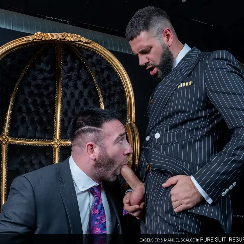 Excelsior Polishes Manuel Scalco's Shoes And Cock With His Tongue 13