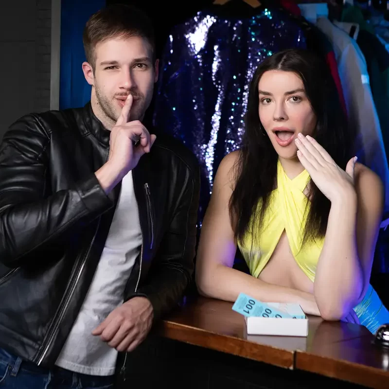 Big Tip For The Coat Check Hottie: Arno Antino & Leah Hayes