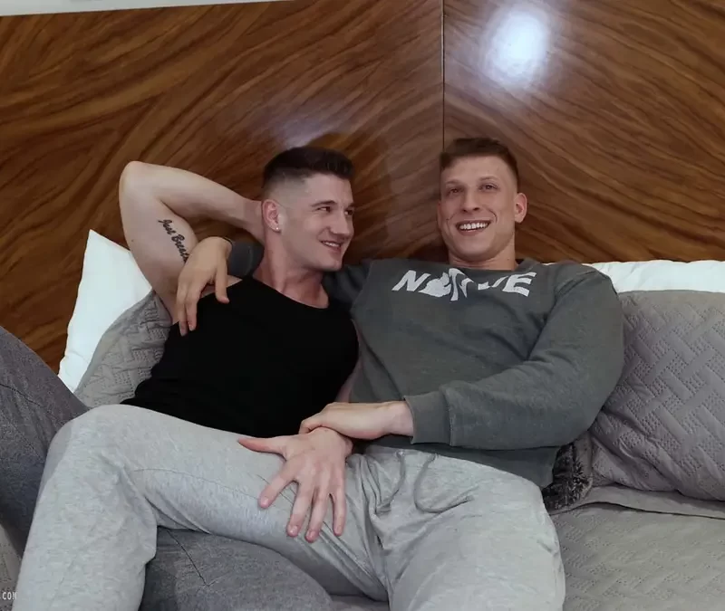 James Cassidy & Bryce Jax at Guys In Sweatpants