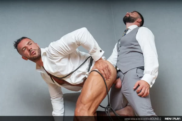 Excelsior Ties Up Denis Vega And Uses Him at Men At Play 3