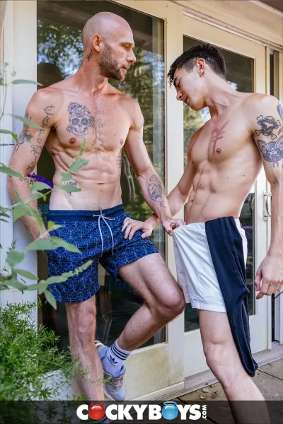 Cody Seiya Greets Guillaume Wayne On The Porch 1