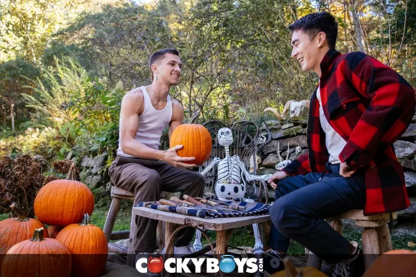 Cody Seiya & Theo Brady In The CockyBoys Halloween Scene 8