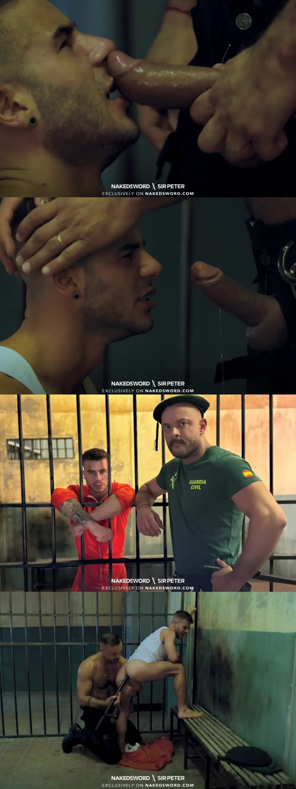 Guard Sir Peter Pounds Prisoner Allen King 1