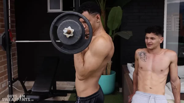 Horny Gym Bros Angel & Andres Do It