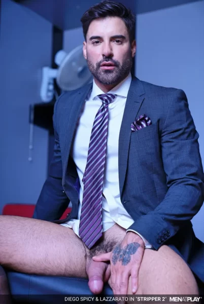 Hot Stripper Diego Spicy Bangs Businessman Lazzarato 5