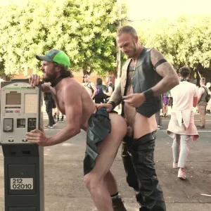 Marcus McNeil Fills Damian Night’s Hot Ass Bound In Public: Christian Wilde & Vander Pulaski 5