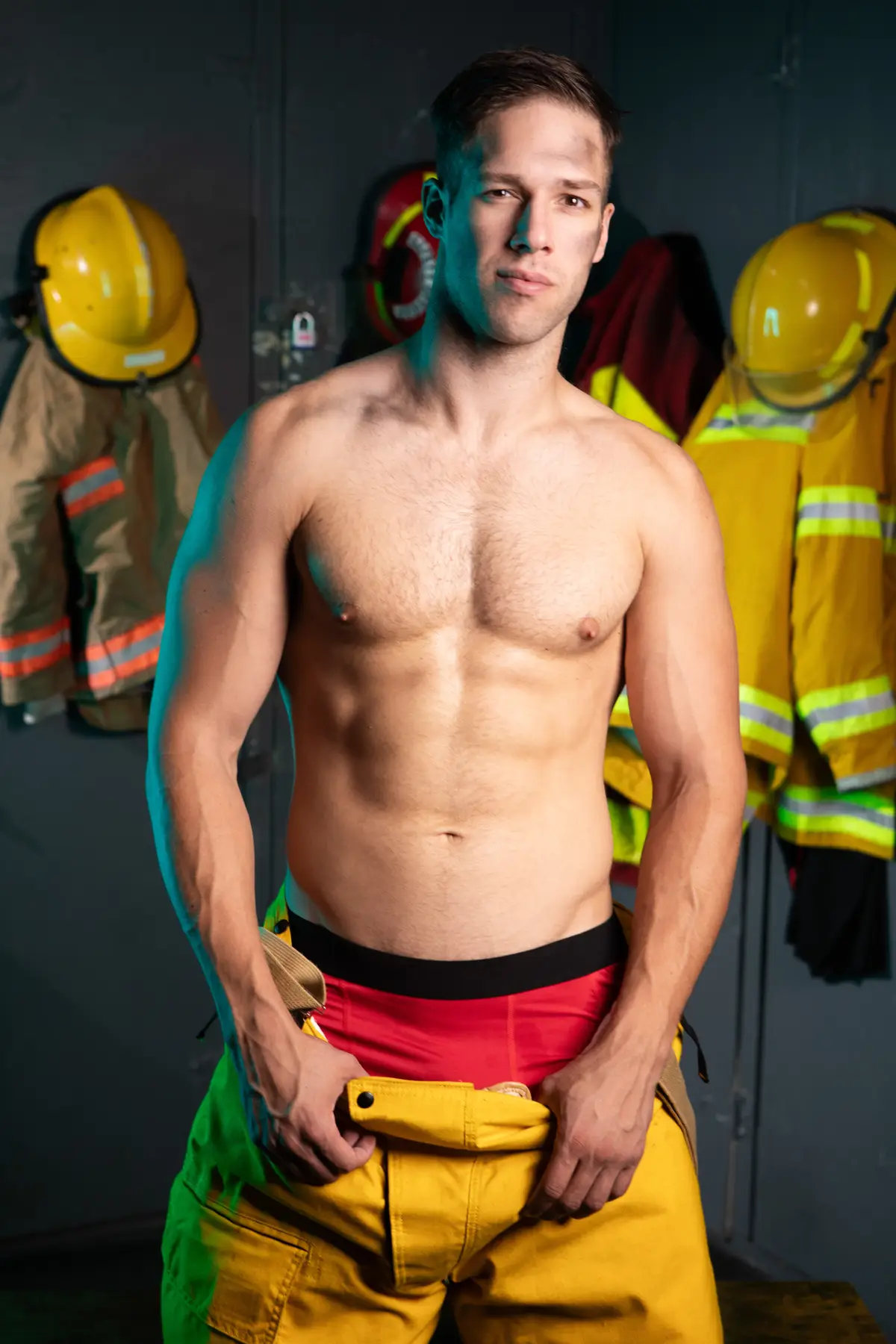 Arno Antino, Dom King & Mateo Tomas Are Hung Firemen 5