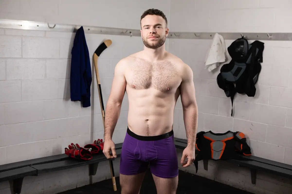 Hot Hockey Player Parker Savage Bangs Marcus McNeil 3