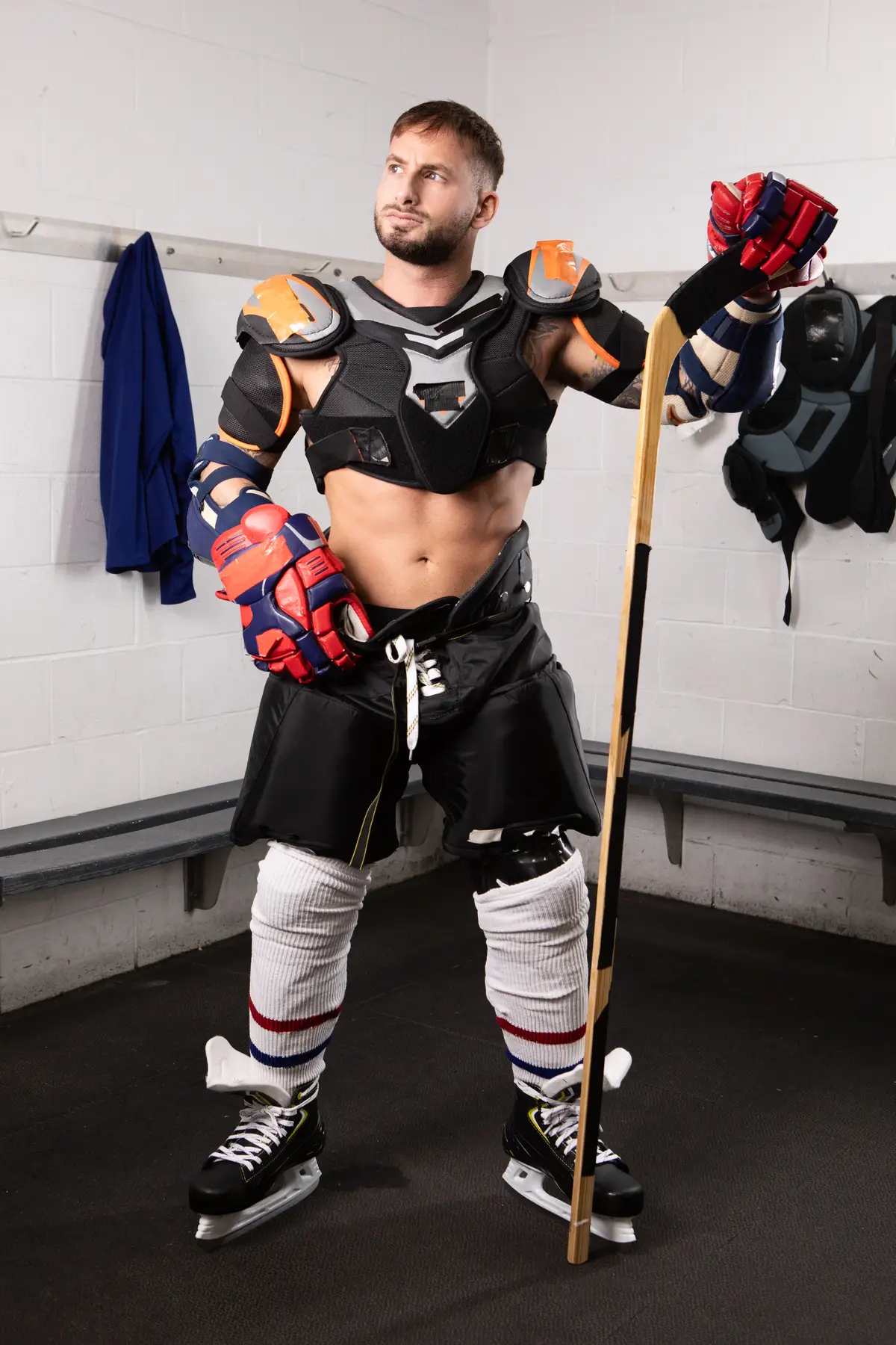 Hot Hockey Player Parker Savage Bangs Marcus McNeil