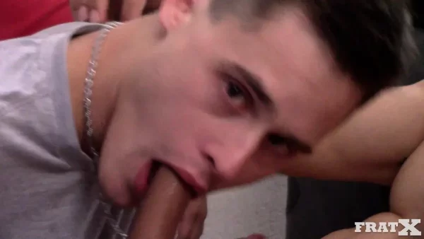 Tyler Gibson Takes 5 Loads During His FratX Gang-Bang 1
