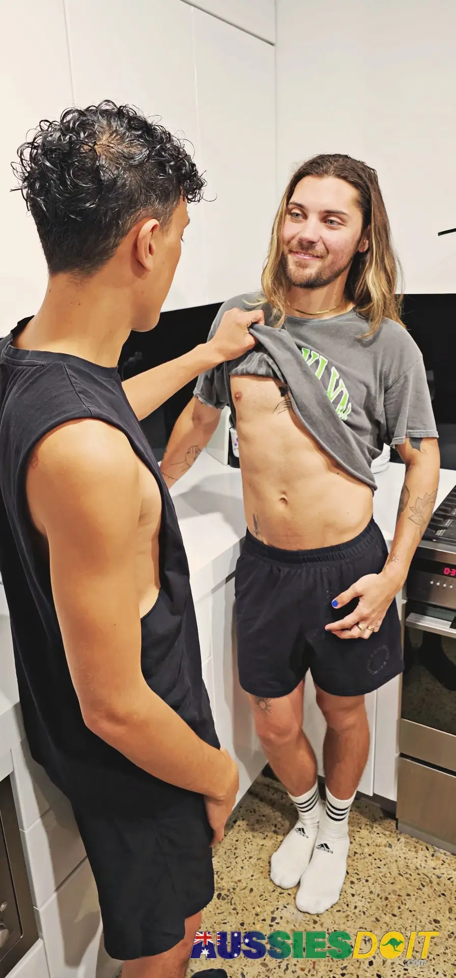 Dick In The Kitchen: Billy's Mouth vs Kaleb's Member