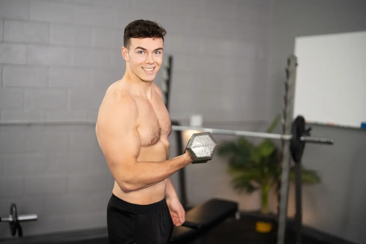 In The Gym With Muscular Hunks Clark Reid & Mu 7