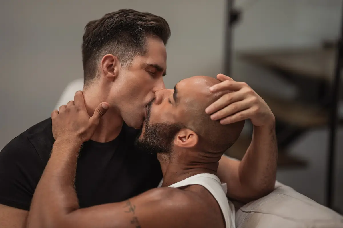 Michael Lucas' Bottom Debut With Louis Ricaute 10