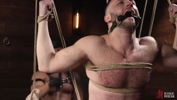Miles Fallon Submits To Brogan at KinkMen 4