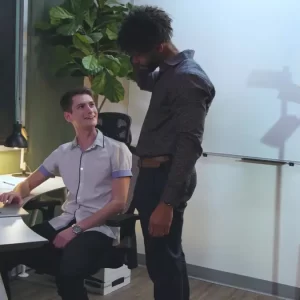 Trevor Harris and Tony Genius Deliver a Sizzling Office Scene 3