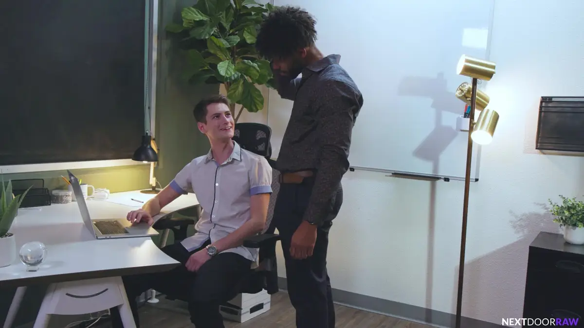 Trevor Harris and Tony Genius Deliver a Sizzling Office Scene Trevor Harris and Tony Genius Deliver a Sizzling Office Scene 3