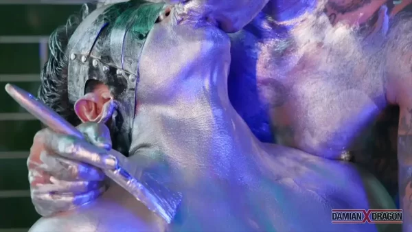 Metallic Twist on Intimacy: Damian Dragon & Botan Peony