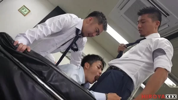 Hiroya's Office Orgy