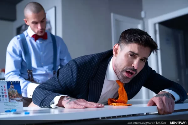 Jack Bandit Helps Lazzarato With His Taxes - Men At Play 7