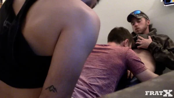The Art Of The Deep Hole – FratX Bareback Party 4