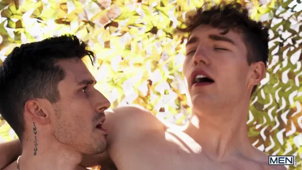Bareback Barracks Part 2: Kane Fox & Hazel Hoffman Gay Porn 4