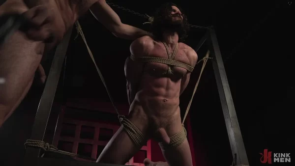 Cliff Jensen & Vander Pulaski Shock Fans With A BDSM Session Gay Porn 1
