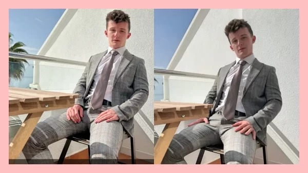 Grant Ducati's Suit Fetish Solo At Men At Play Gay Porn 6